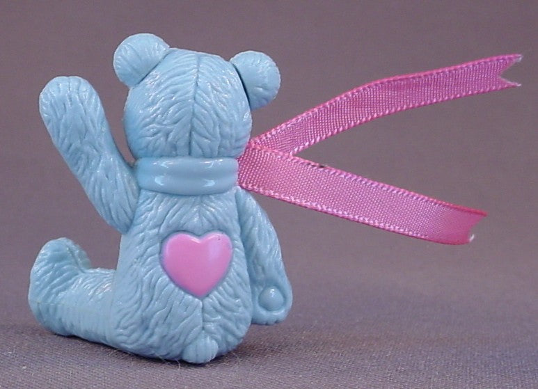 Fisher Price Sweet Sounds Dollhouse Replacement Blue Teddy Bear Figure, The Dollhouse Makes Sounds When The Bear Is Placed In The Bedroom, 2 Inches Tall, Loving Family, 2003 FP