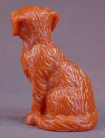 Fisher Price Loving Family Pet Dog Figure For A Special Edition Townhouse, Reddish Irish Setter, 2 Inches Tall, 2000 Mattel