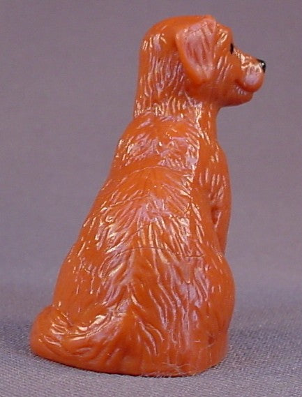 Fisher Price Loving Family Pet Dog Figure For A Special Edition Townhouse, Reddish Irish Setter, 2 Inches Tall, 2000 Mattel