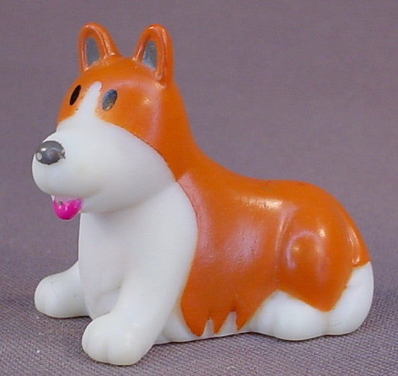 Early Learning Center Happyland Corgi Dog Figure From A Royal Family Set, Also From A Happyland Queen Set, Centre, 2011 ELC