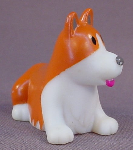 Early Learning Center Happyland Corgi Dog Figure From A Royal Family Set, Also From A Happyland Queen Set, Centre, 2011 ELC