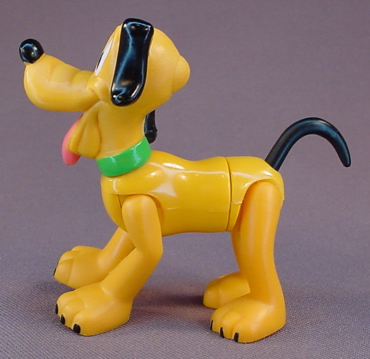 Mega Bloks Disney Pluto The Dog Figure, 3 1/4 Inches Tall, The Head & Legs Move, Swivels At The Hips, Mickey Mouse Club House