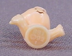 Polly Pocket Baby Figure Or Doll For A 1992 #9376 In The Nursery Compact Set, Light Brown Hair, White Diaper, Arms Stretched Out, Vintage, Bluebird Toys, Mattel, Blue Bird Toys