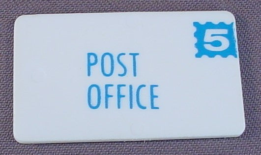 Fisher Price Vintage White Letter Envelope Or Mail, #5 Post Office, 2500 Play Family Main St