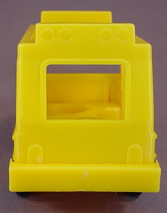 Fisher Price Vintage Yellow 4 Seat School Bus, 2550 Little People School, 4 Seater, LP