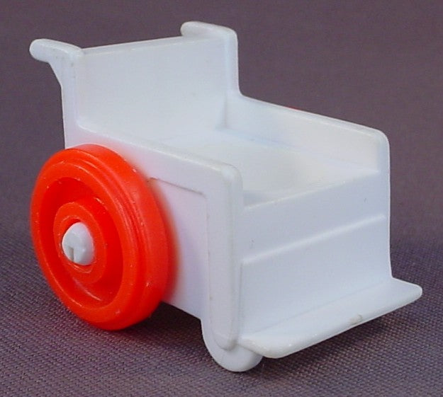 Fisher Price Vintage White Wheelchair With Red Wheels, 931 Children's Hospital