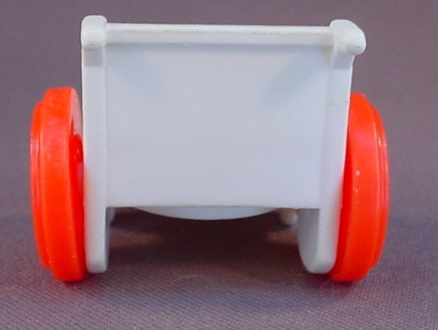 Fisher Price Vintage White Wheelchair With Red Wheels, 931 Children's Hospital