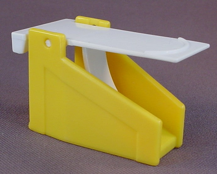 Fisher Price Vintage Swimming Pool White Diving Board On A Yellow Base, 909