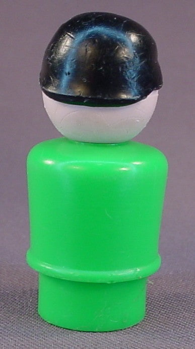 Fisher Price Vintage Dad Father Black Hair, Green Body, 141 761 952 2360 2502 2551 2580