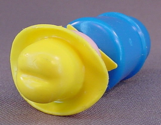 Fisher Price Vintage Cowboy Farmer Man, Blue Body, 633 636, Farm Fun, Little People