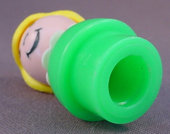 Fisher Price Vintage Girl With Yellow Hair And Green Body, 2500 2501 2525 2582, 2500
