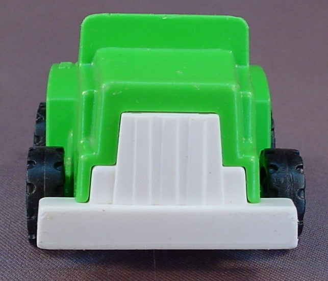 Fisher Price Vintage Green Single Seat Semi Truck Tractor With White Base, 1981-1984