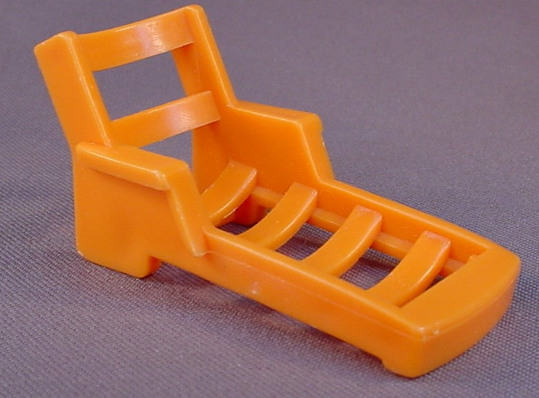 Fisher Price Vintage Orange Lounge Chair, Lounger, Beach Chair, 1986-1989, 2526