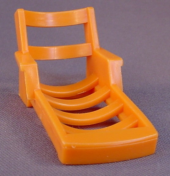 Fisher Price Vintage Orange Lounge Chair, Lounger, Beach Chair, 1986-1989, 2526