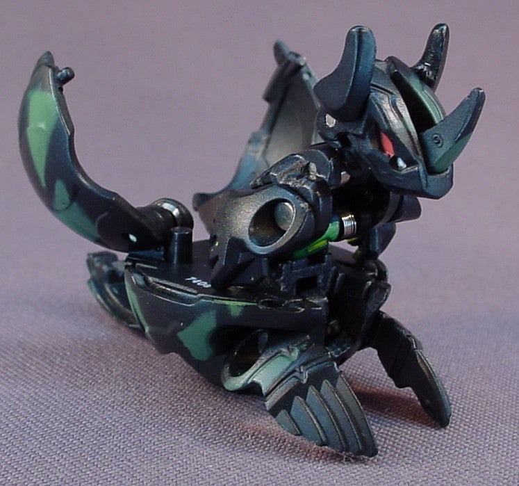 Bakugan Battle Brawlers Darkus Helix Dragonoid, B2, 740G, Black & Green, Gundalian Invaders, Sega, Spin Master, Spinmaster