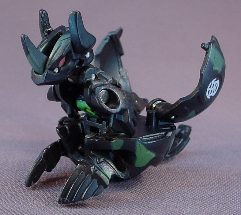 Bakugan Battle Brawlers Darkus Helix Dragonoid, B2, 740G, Black & Green, Gundalian Invaders, Sega, Spin Master, Spinmaster