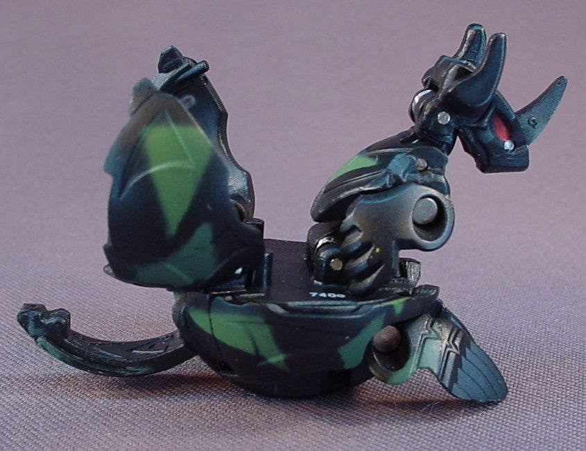 Bakugan Battle Brawlers Darkus Helix Dragonoid, B2, 740G, Black & Green, Gundalian Invaders, Sega, Spin Master, Spinmaster