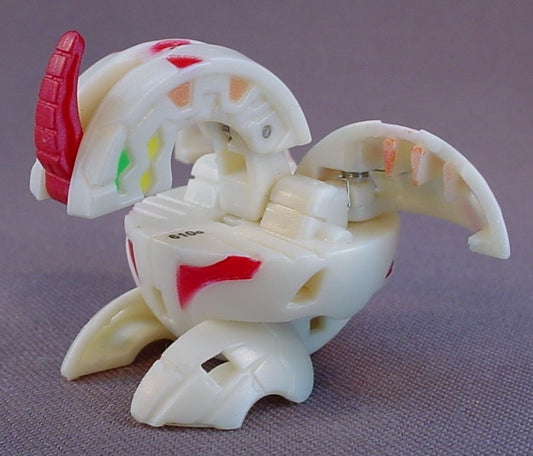 Bakugan Battle Brawlers White Pearl Pyrus Dragonoid, B2, 610G, Bakupearl, Drago, Bakutin, Series 1, Sega, Spin Master, Spinmaster
