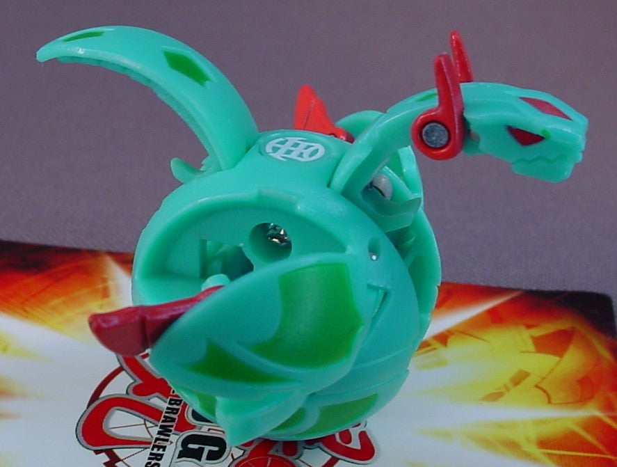 Bakugan Battle Brawlers Green Ventus Pyro Dragonoid, B2, 460G, New Vestroia Series, Sega, Spin Master, Spinmaster