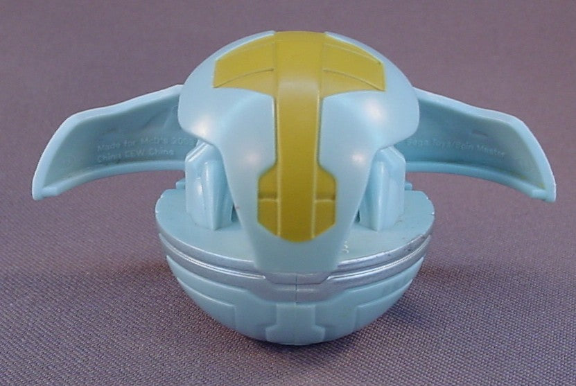 Bakugan Battle Brawlers Haos Gray Delta Dragonoid, 550G, 2009 McDonalds, Sega, Spin Master, Spinmaster