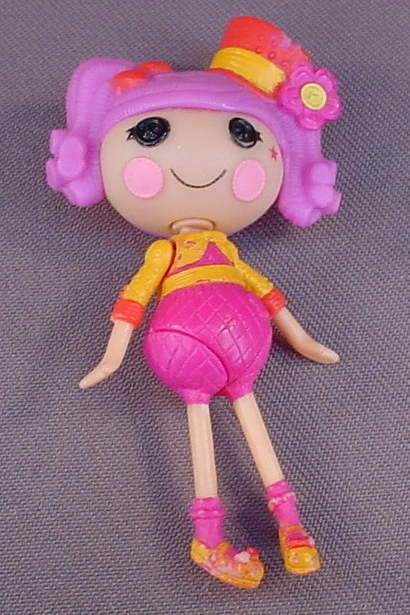 Lalaloopsy Peanut Big Top Doll Figure, 3 1/4 Inches Tall, Mini Lalaloopsy Silly Funhouse Collection, 2012 MGA