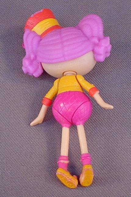 Lalaloopsy Peanut Big Top Doll Figure, 3 1/4 Inches Tall, Mini Lalaloopsy Silly Funhouse Collection, 2012 MGA