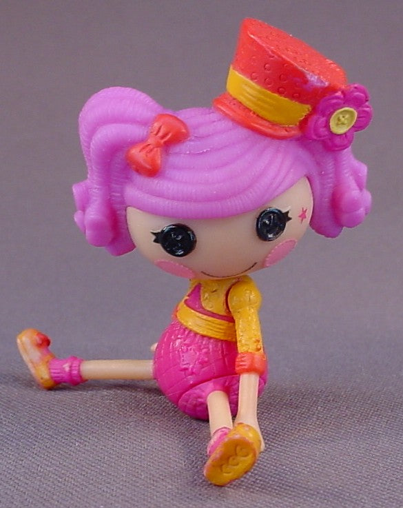 Lalaloopsy Peanut Big Top Doll Figure, 3 1/4 Inches Tall, Mini Lalaloopsy Silly Funhouse Collection, 2012 MGA