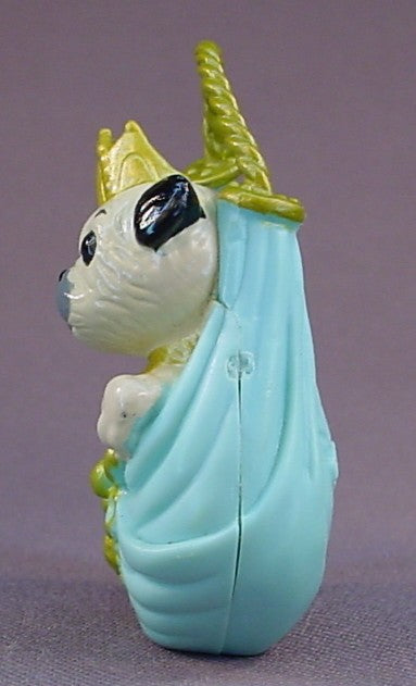 Barbie My Scene Light Blue Purse Or Tote With A Pug Dog Wearing A Crown, Fab Faces, Fashion Fever, My Scene Barbie