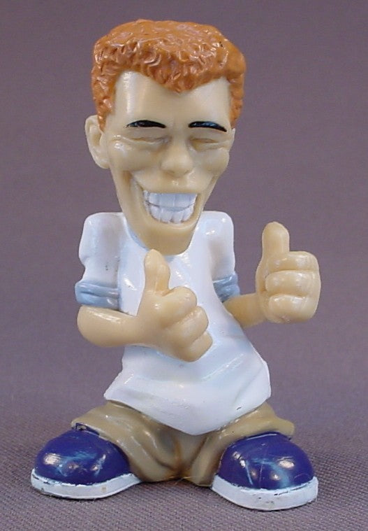 Tech Deck Dudes Colt Cannon PVC Figure With Magnets In The Feet, 2 5/8 Inches Tall, The Pros Series, Professional Skateboarder, 2003 Toy Zone