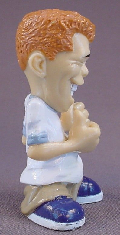 Tech Deck Dudes Colt Cannon PVC Figure With Magnets In The Feet, 2 5/8 Inches Tall, The Pros Series, Professional Skateboarder, 2003 Toy Zone