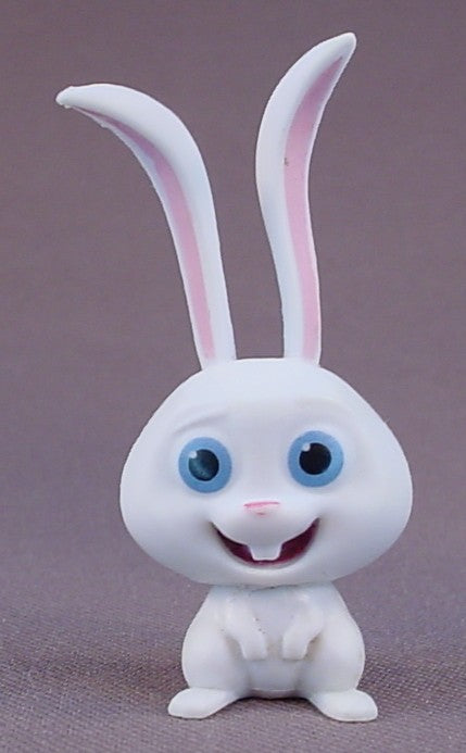 The Secret Life Of Pets Snowball Bunny Rabbit PVC Figure, 2 Inches Tall, Universal Studios