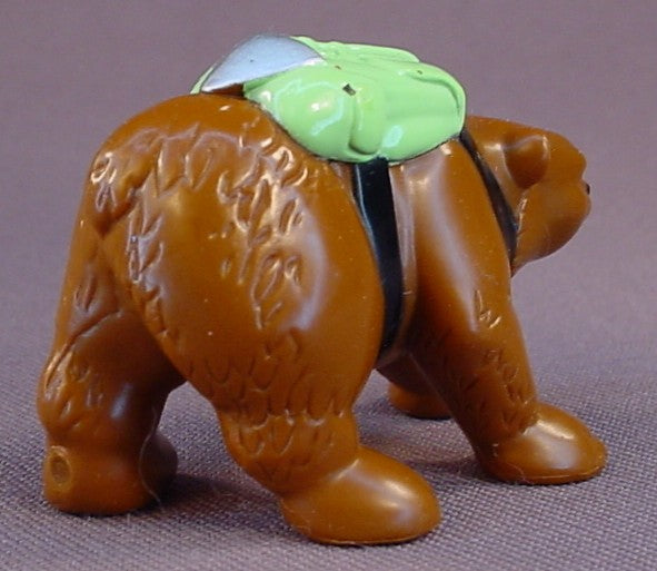 Fisher Price Rescue Heroes Brown Bear With A Backpack Mini PVC Figure, 1 1/2 Inches Tall, Companion To Al Pine, Extreme Polar Rescue Set