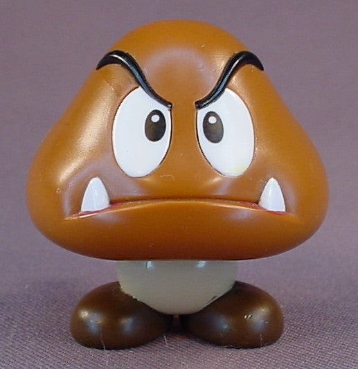 K'Nex Super Mario Brothers Goomba Figure, Mario Kart Building Set, #38467 Mario Vs Goombas, 2 Inches Tall, 2011 Nintendo, Knex, Mario Bros