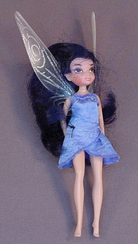 Disney Faries Silver Mist Doll With Wings, 6 Inches Tall, 2011 Jakks