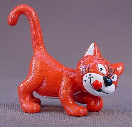 Sneaky Azrael Cat PVC Figure, Gargamel's Pet, No Nick In The Right Ear, #20411, 1992 Peyo Schleich, Germany, Smurfs, Vintage, Figurine