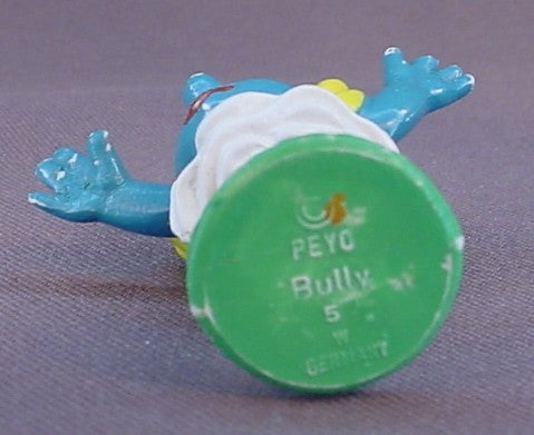 Ballerina Smurfette PVC Figure On A Green Base, #20098, 1977 Peyo Bully, West Germany, Smurfs, Vintage, Figurine