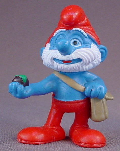 Papa Smurf PVC Figure From The Smurfs Movie Series, #20729, 2011 Peyo Schleich, Made In Germany, Smurfs, Vintage, Figurine