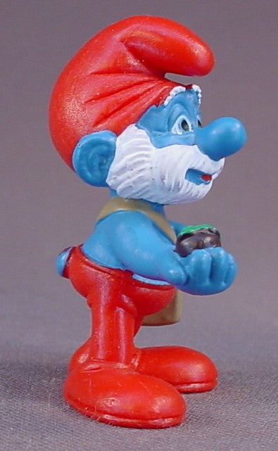 Papa Smurf PVC Figure From The Smurfs Movie Series, #20729, 2011 Peyo Schleich, Made In Germany, Smurfs, Vintage, Figurine