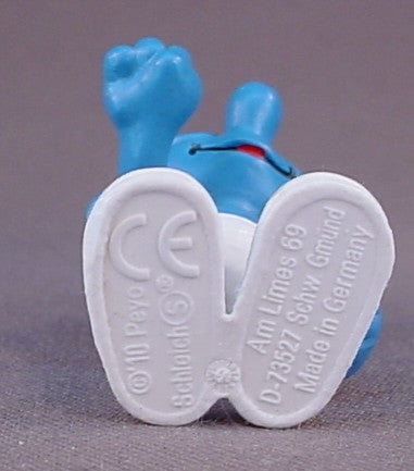 Brainy Smurf PVC Figure From The Smurfs Movie Series, #20734, 2011 Peyo Schleich, Made In Germany, Smurfs, Vintage, Figurine