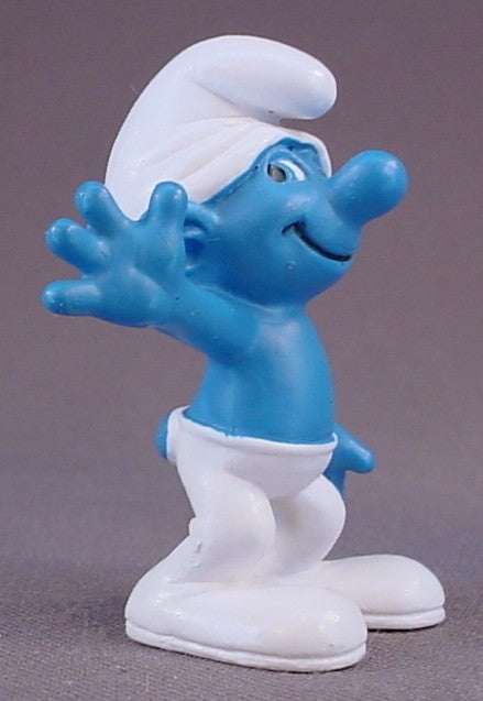 Clumsy Smurf PVC Figure From The Smurfs Movie Series, #20730, 2011 Peyo Schleich, Made In Germany, Smurfs, Vintage, Figurine
