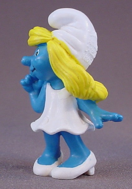Smurfette Smurf PVC Figure From The Smurfs Movie Series, #20731, 2011 Peyo Schleich, Made In Germany, Smurfs, Vintage, Figurine