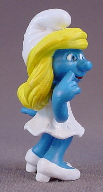 Smurfette Smurf PVC Figure From The Smurfs Movie Series, #20731, 2011 Peyo Schleich, Made In Germany, Smurfs, Vintage, Figurine