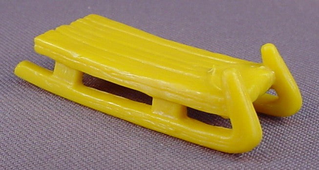 Sled From A Super Smurf Series Bobsled Figure, #40201, 1979 Peyo Schleich, West Germany, Smurfs, Vintage, Figurine