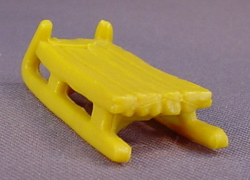 Sled From A Super Smurf Series Bobsled Figure, #40201, 1979 Peyo Schleich, West Germany, Smurfs, Vintage, Figurine