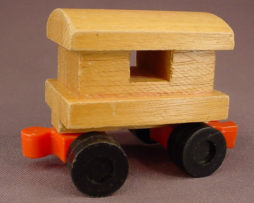 Mattel Wooden Putt Putt Train Caboose Toy, 1972 Mattel, Korea, Wood, Putt-Putt