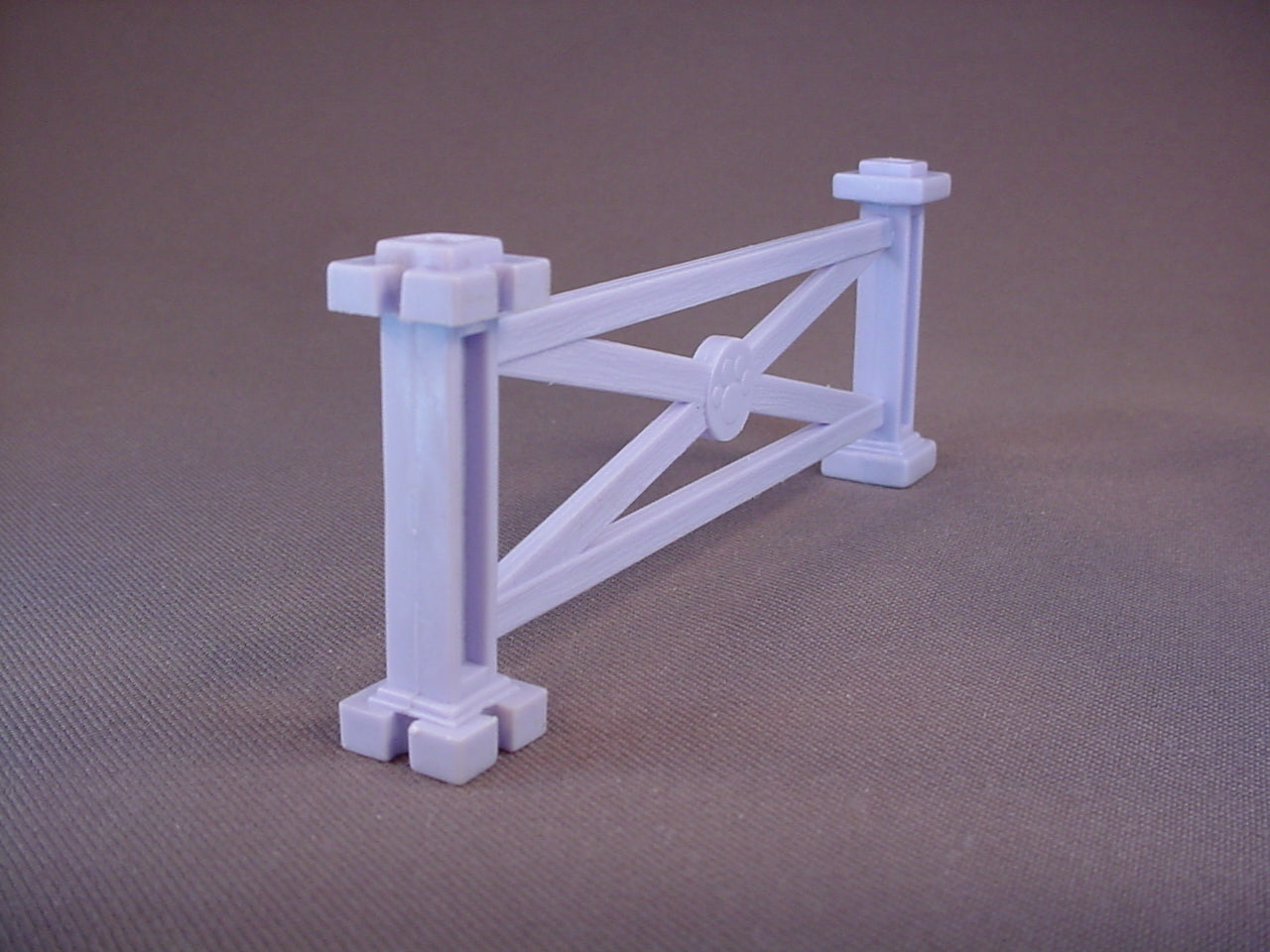 Littlest Pet Shop Vintage Blue Or Light Purple Rail Fence From A Zoo Playful Ponies Indian Ponies Set, 1993 Kenner