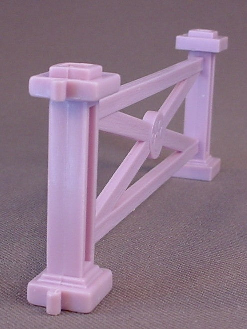 Littlest Pet Shop Vintage Lavender Or Lilac Purple Rail Fence From A Zoo Playful Ponies Set, 1993 Kenner