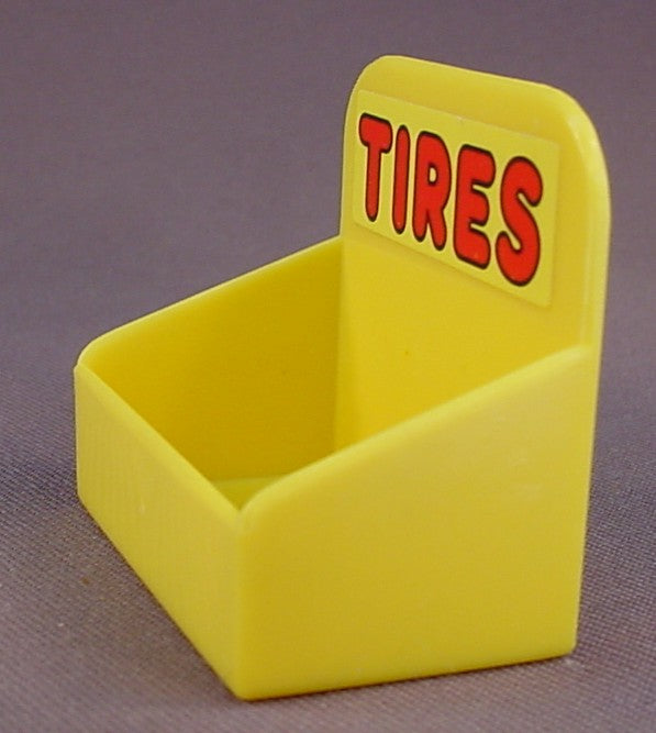 Sesame Street Tire Rack From A Garage Playset, 1990's Illco, Service Station, Sesame St