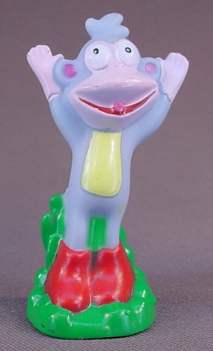 Dora The Explorer Boots The Monkey With His Hands Raised Vinyl Figure, 2 1/2 Inches Tall, 2007 Mattel, Viacom