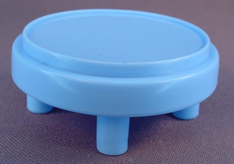 Fisher Price Little People Light Blue Round Table, From An L4200/L4879 Busy Day Home, 2006 Mattel, The Set Was Discontinued In 2009, LP
